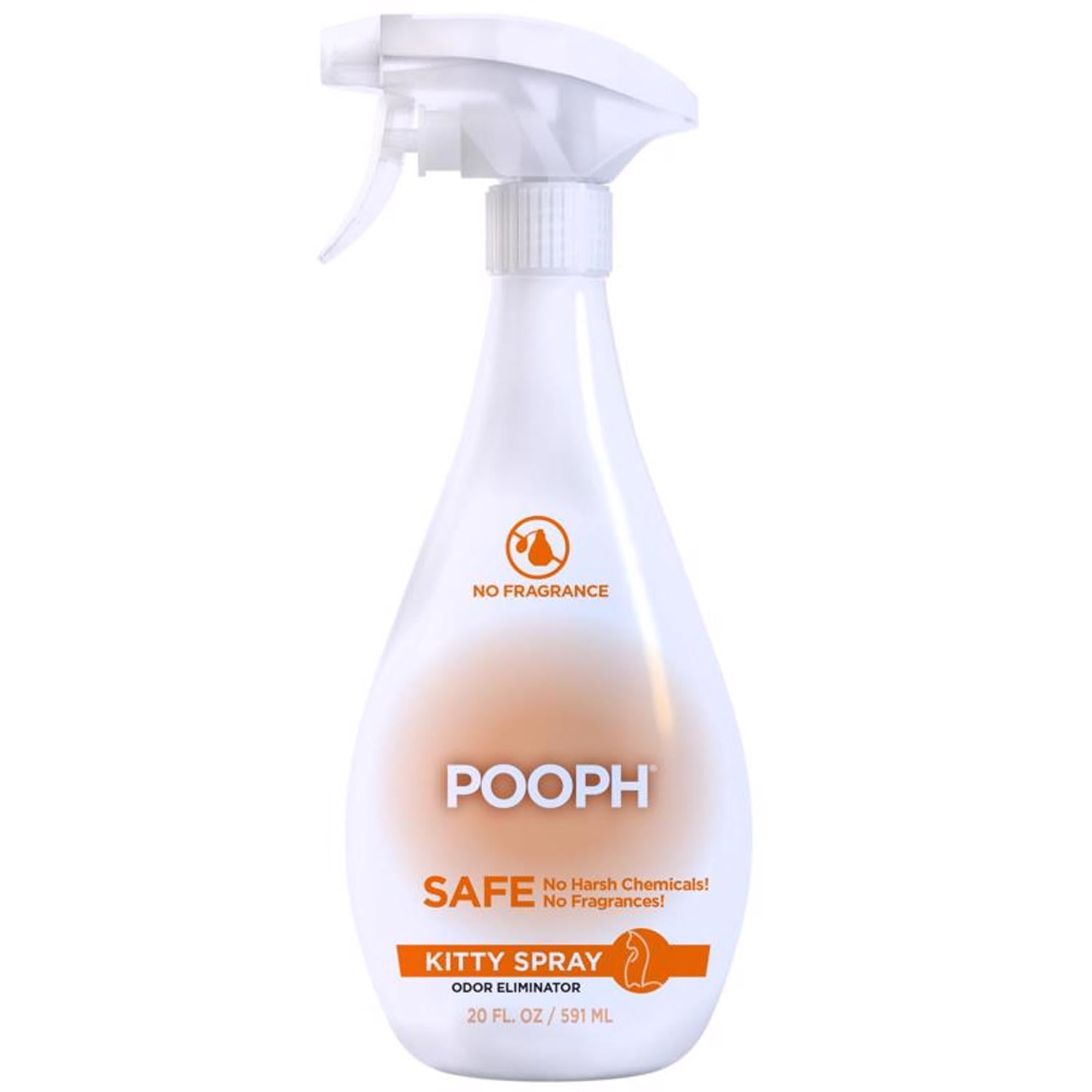 Pooph Kitty Litter Cat Liquid Litter Box Odor Destroyer 20 oz - Case of 6