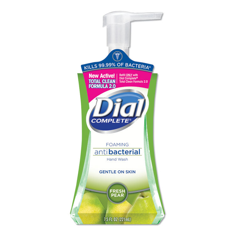 Dial - Antibacterial Foaming Hand Wash, Fresh Pear, 7.5 oz Pump Bottle