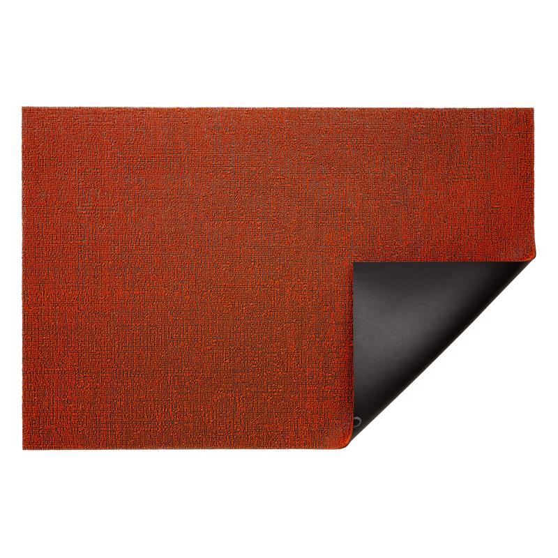 CHILEWICH - Chilewich 18 in. W X 28 in. L Orange Solid Vinyl Door Mat