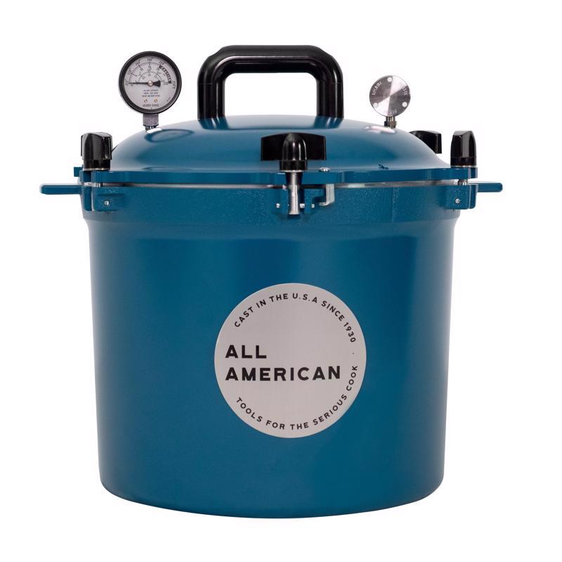 ALL AMERICAN 1930 - All American 1930 Aluminum Pressure Canner 21.5 qt Blue
