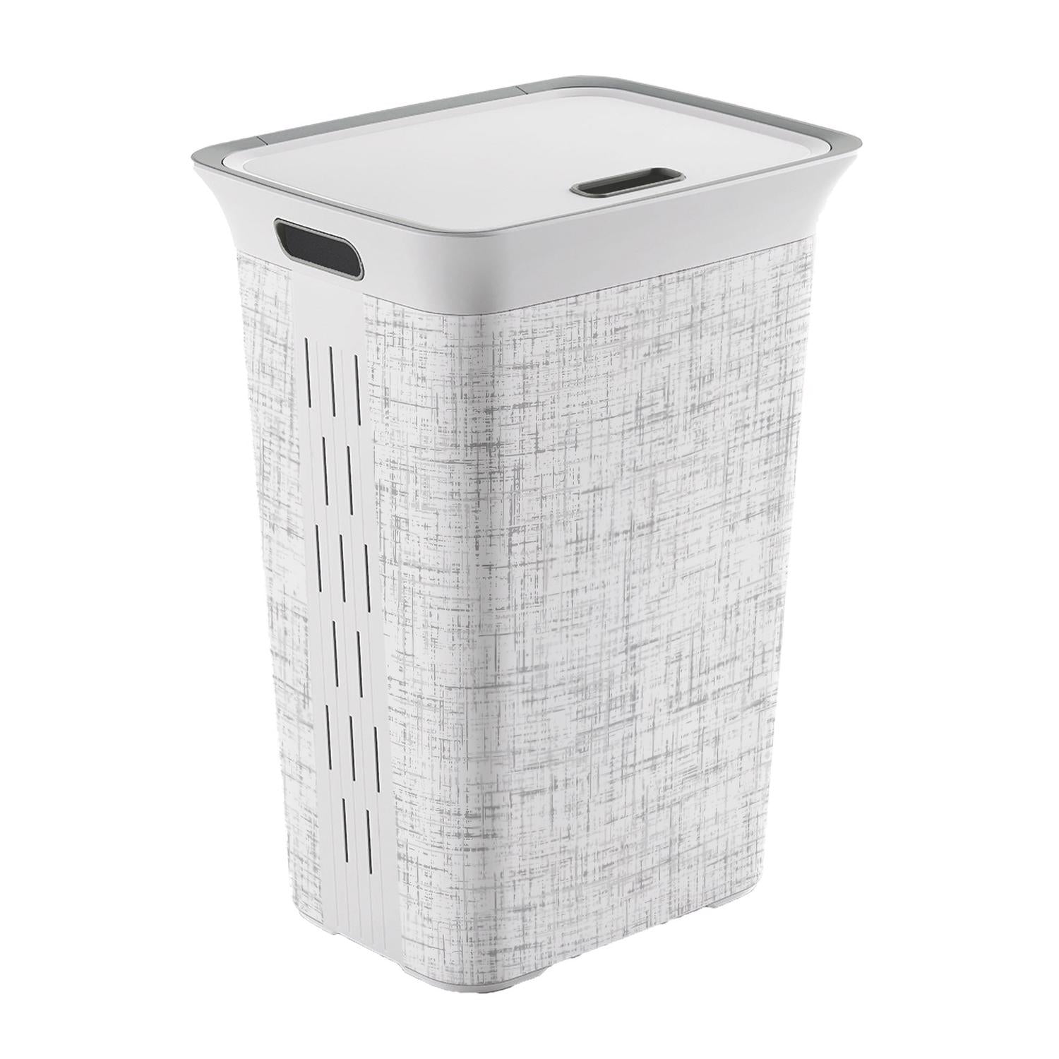 Curver White Resin Laundry Hamper - Case of 4