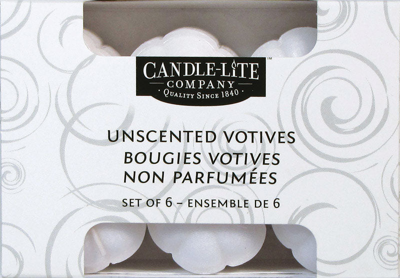 CANDLE-LITE - Candle-Lite White Unscented Scent Food Warmers Votive Candles