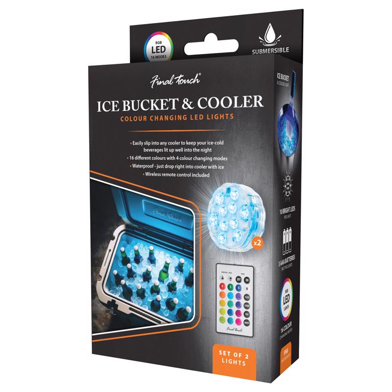 FINAL TOUCH - Final Touch Clear Plastic Color Changing Cooler LED Lights