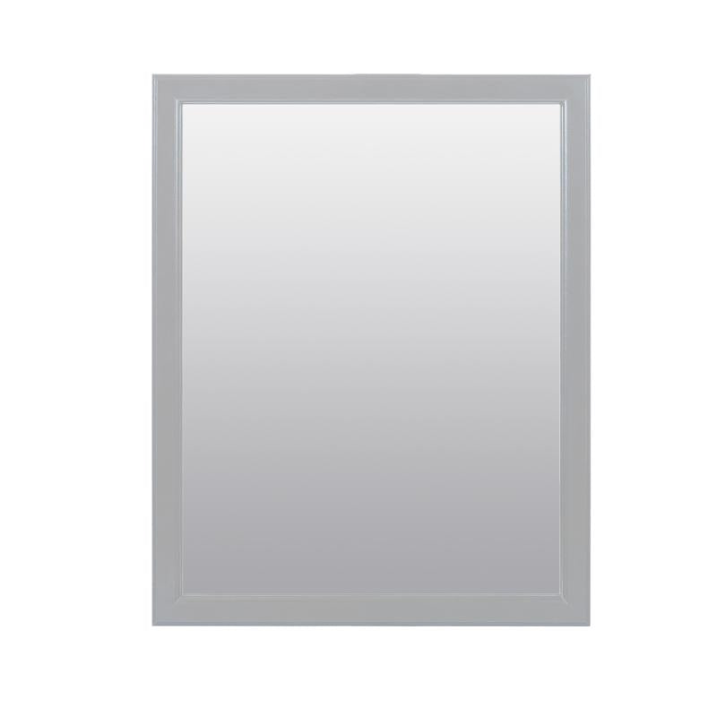 ZENNA HOME - Zenna Home 25 in. H X 20 in. W Bathroom Mirror Matte Gray