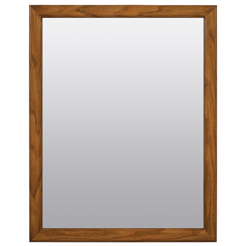 ZENNA HOME - Zenna Home 25 in. H X 20 in. W Bathroom Mirror Matte Brown