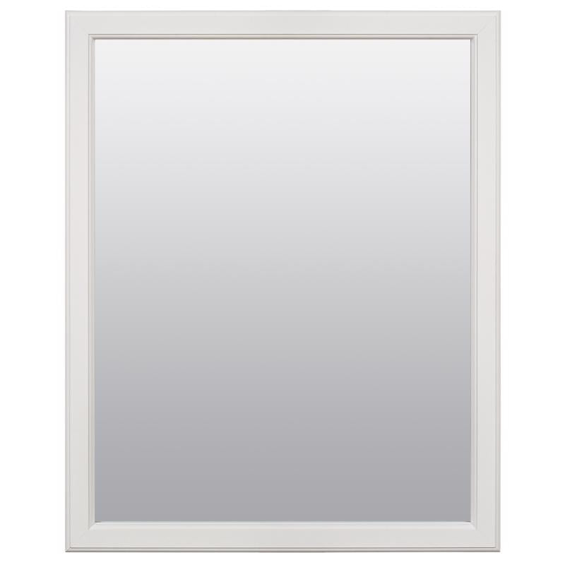 ZENNA HOME - Zenna Home 25 in. H X 20 in. W Bathroom Mirror Matte White