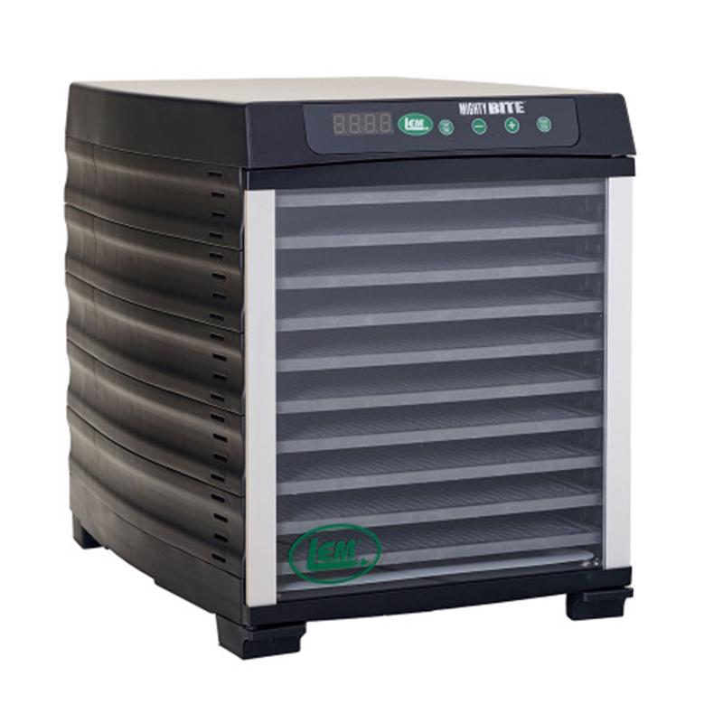 LEM - LEM Mighty Bite Black/Silver 10 sq ft Food Dehydrator