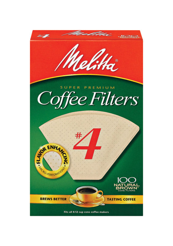 MELITTA - Melitta 12 cups Brown Cone Coffee Filter 100 pk