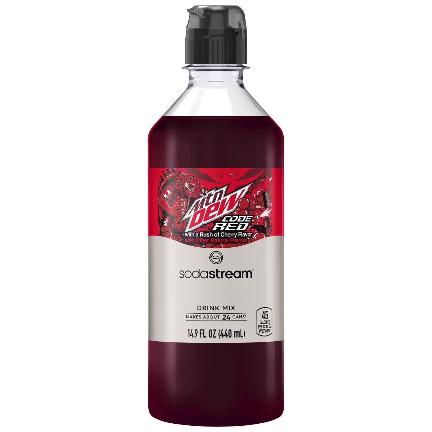 SodaStream Mountain Dew Code Red Cherry Soda Mix 440 ml 1 pk