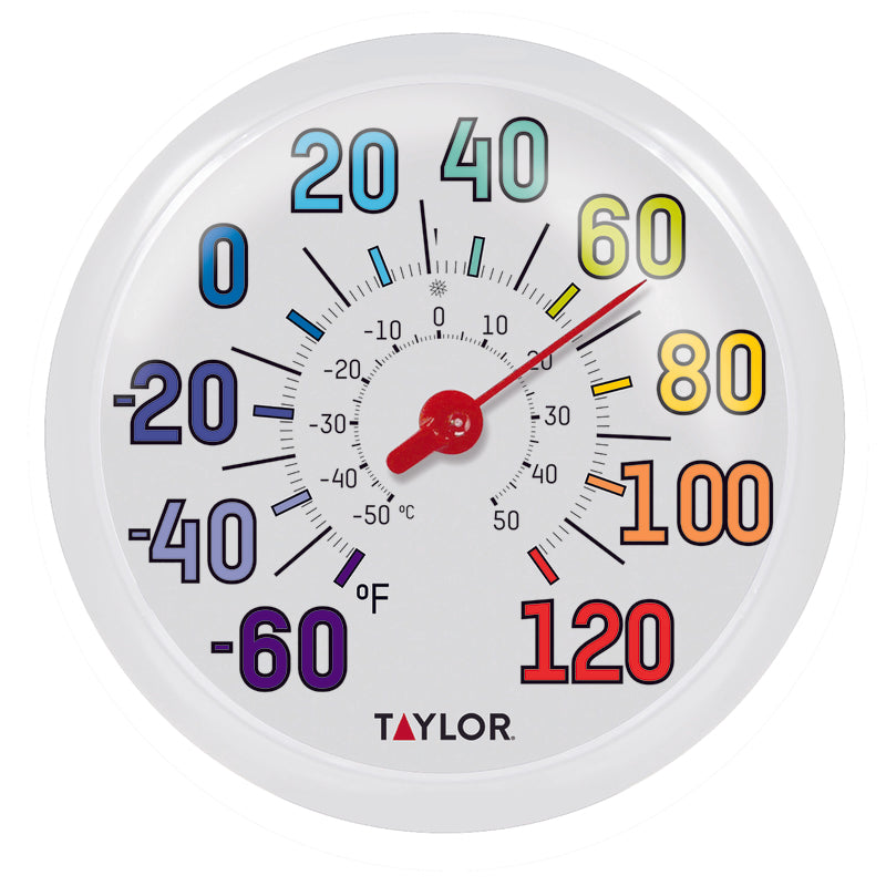 TAYLOR - Taylor Decorative Dial Thermometer Plastic Multicolored 13.25 in. [6714]