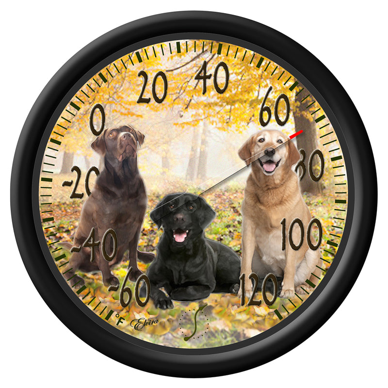 TAYLOR - Taylor Dogs Design Dial Thermometer Plastic Multicolored 13.25 in.