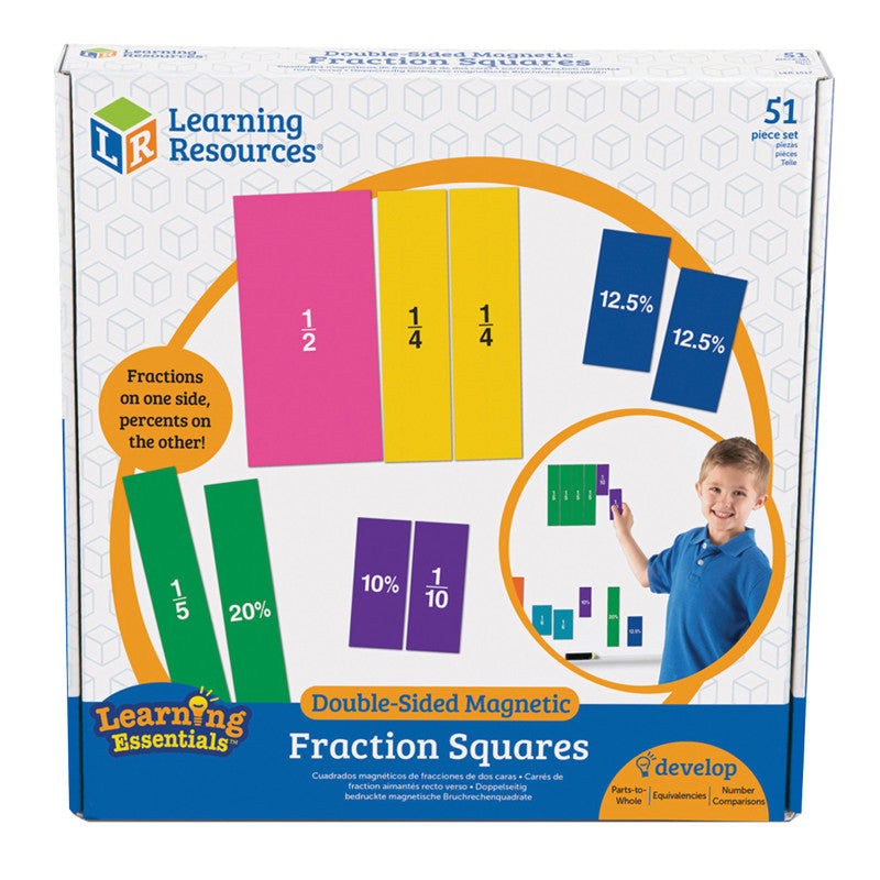 LEARNING RESOURCES - Double-Sided Magnetic Fraction Square