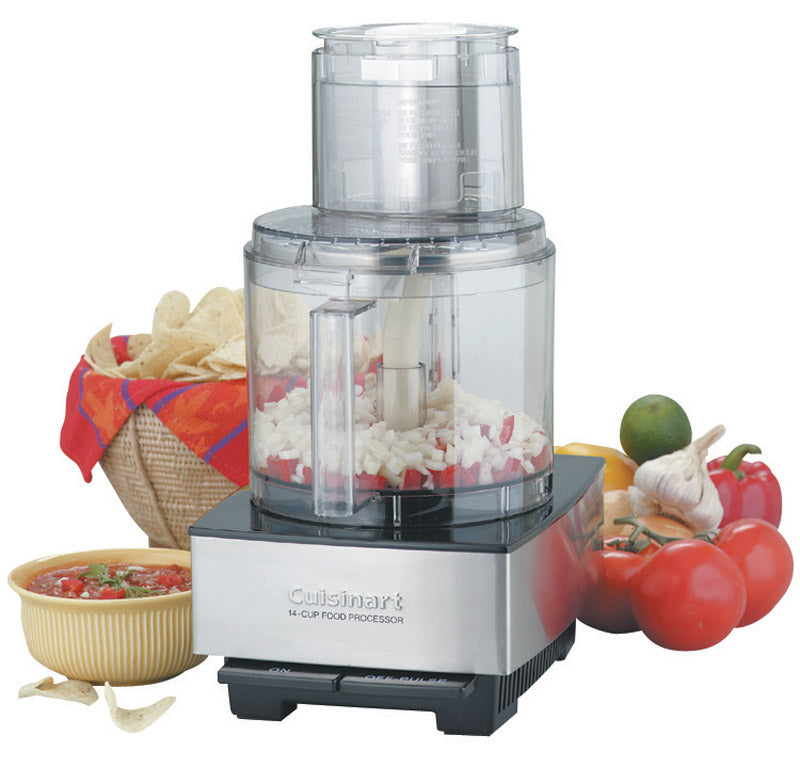 CUISINART - Cuisinart Brushed Nickel 14 cups Food Processor 720 W