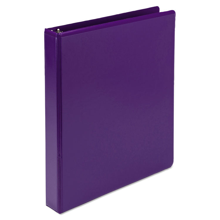 Samsill - Earth’s Choice Biobased Durable Fashion View Binder, 3 Rings, 1" Capacity, 11 x 8.5, Purple, 2/Pack