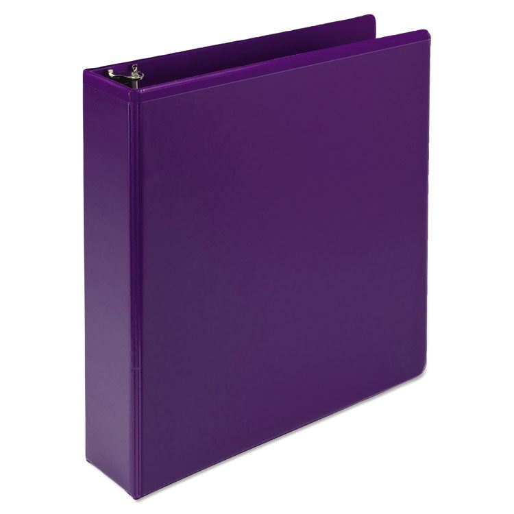 Samsill - Earth’s Choice Biobased Durable Fashion View Binder, 3 Rings, 2" Capacity, 11 x 8.5, Purple, 2/Pack