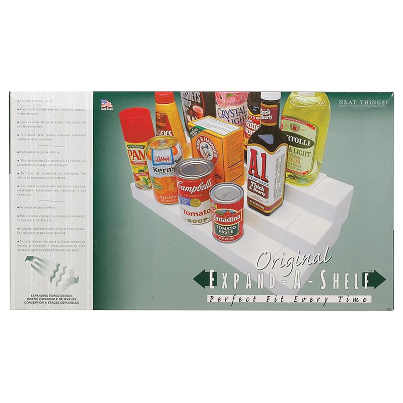 DIAL INDUSTRIES - Dial Industries 8 in. H X 4.13 in. W X 27 in. L White Expandable Shelf