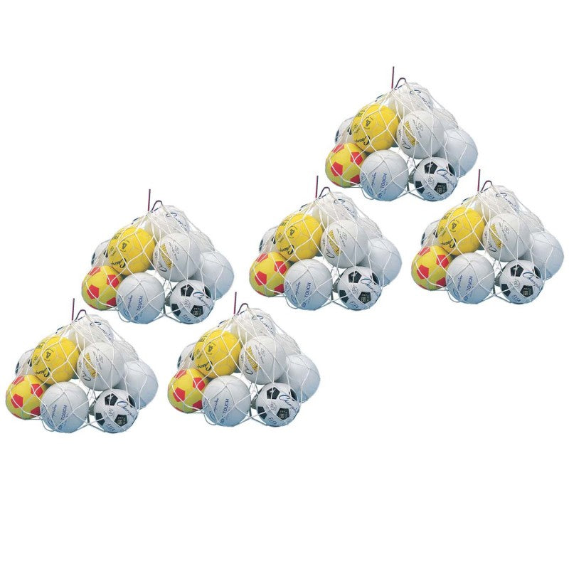 CHAMPION SPORTS - Nylon Ball Carry Bag, Pack of 6