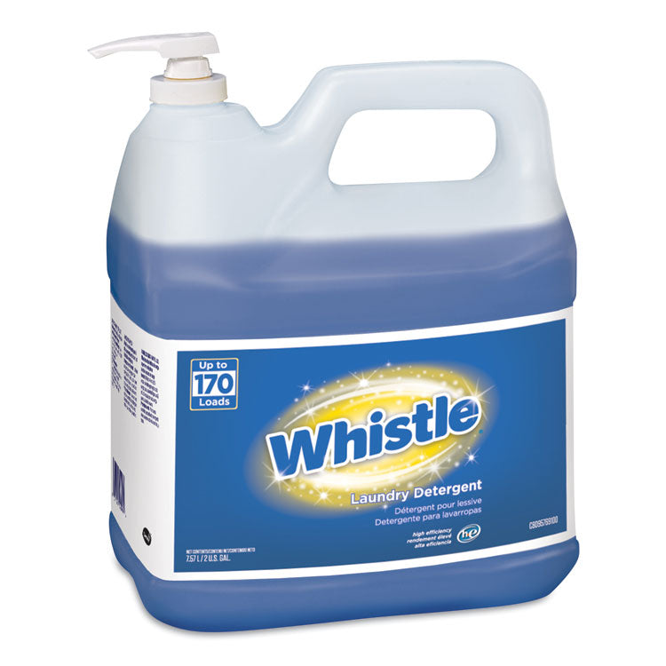 Diversey - Whistle Laundry Detergent (HE), Floral, 2 gal Bottle, 2/Carton