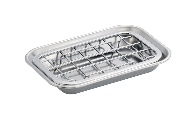 IDESIGN - iDesign Gia Chrome Silver Stainless steel Soap Dish