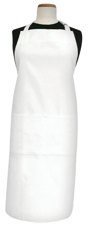 RITZ - Ritz White Cotton Solid Apron - Case of 3
