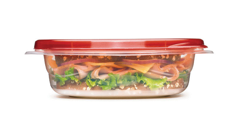 RUBBERMAID - Rubbermaid TakeAlongs 23.5 oz Clear Food Storage Container 4 pk