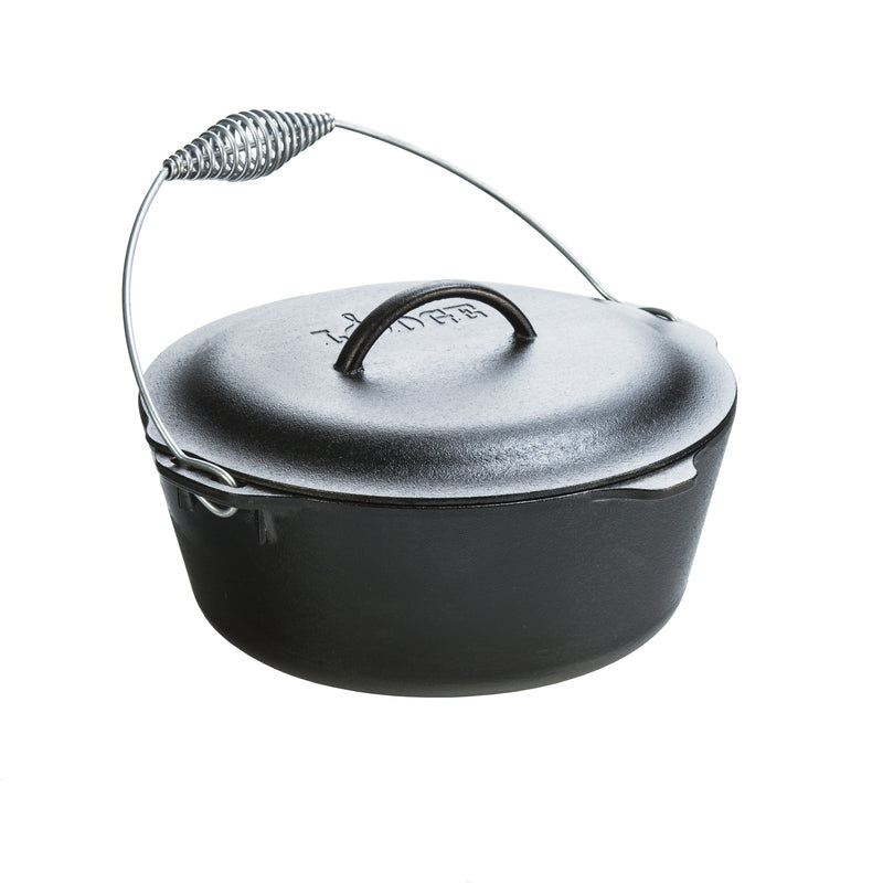 LODGE - Lodge Logic Cast Iron Dutch Oven 12 in. 7 Black