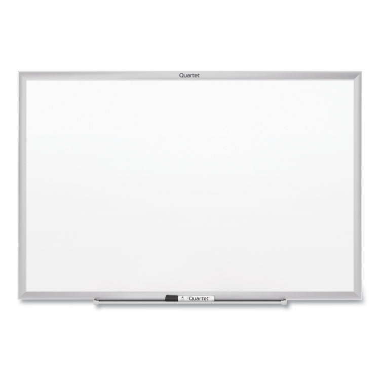 Quartet - Classic Series Nano-Clean Dry Erase Board, 36 x 24, White Surface, Silver Aluminum Frame