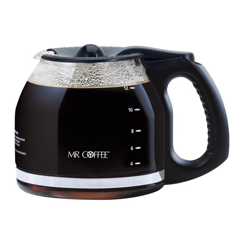 MR. COFFEE - Mr. Coffee Black Glass Carafe