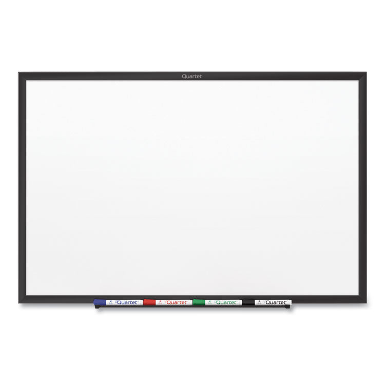 Quartet - Classic Series Nano-Clean Dry Erase Board, 24 x 18, White Surface, Black Aluminum Frame