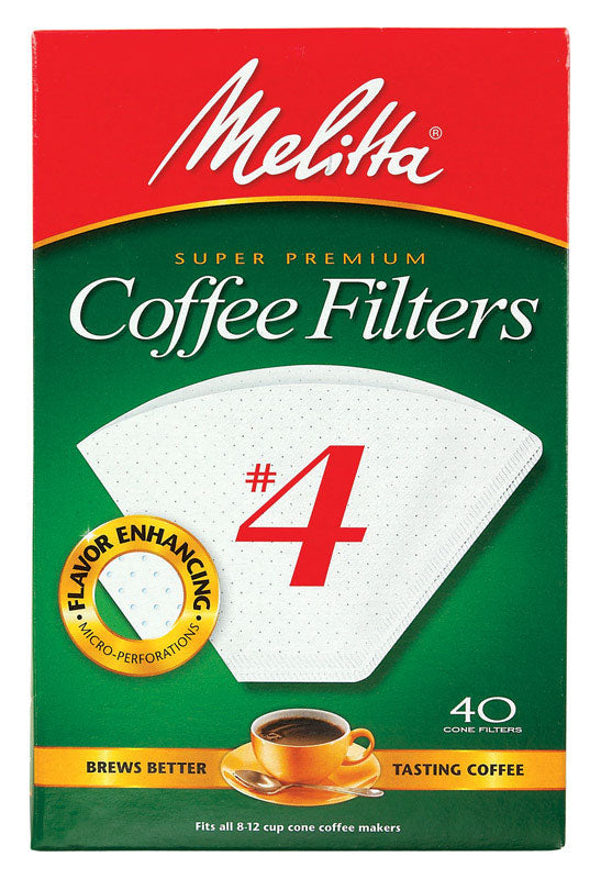 MELITTA - Melitta 12 cups White Cone Coffee Filter 40 pk