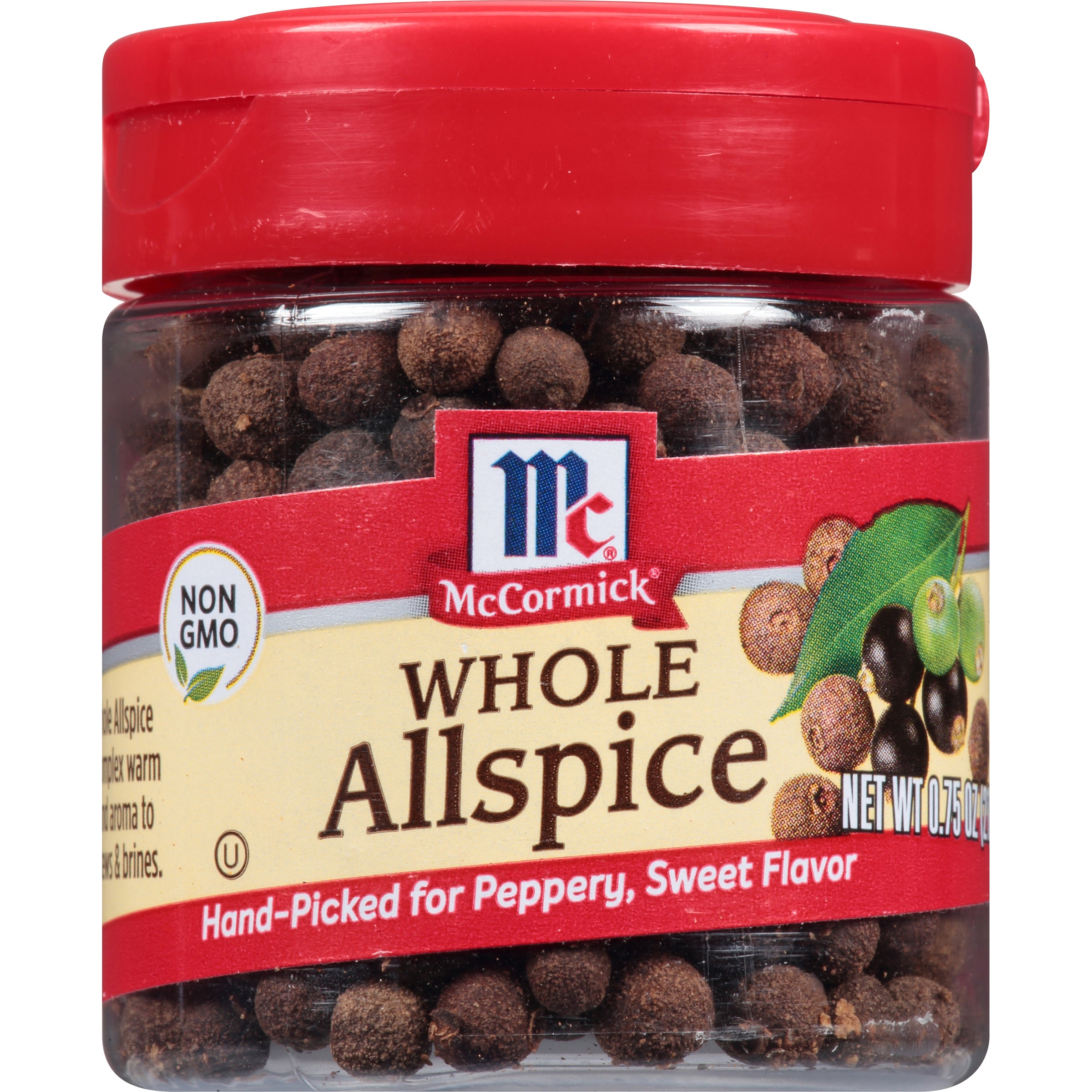 McCormick Whole Allspice 0.75 oz. Shaker - Case of 6