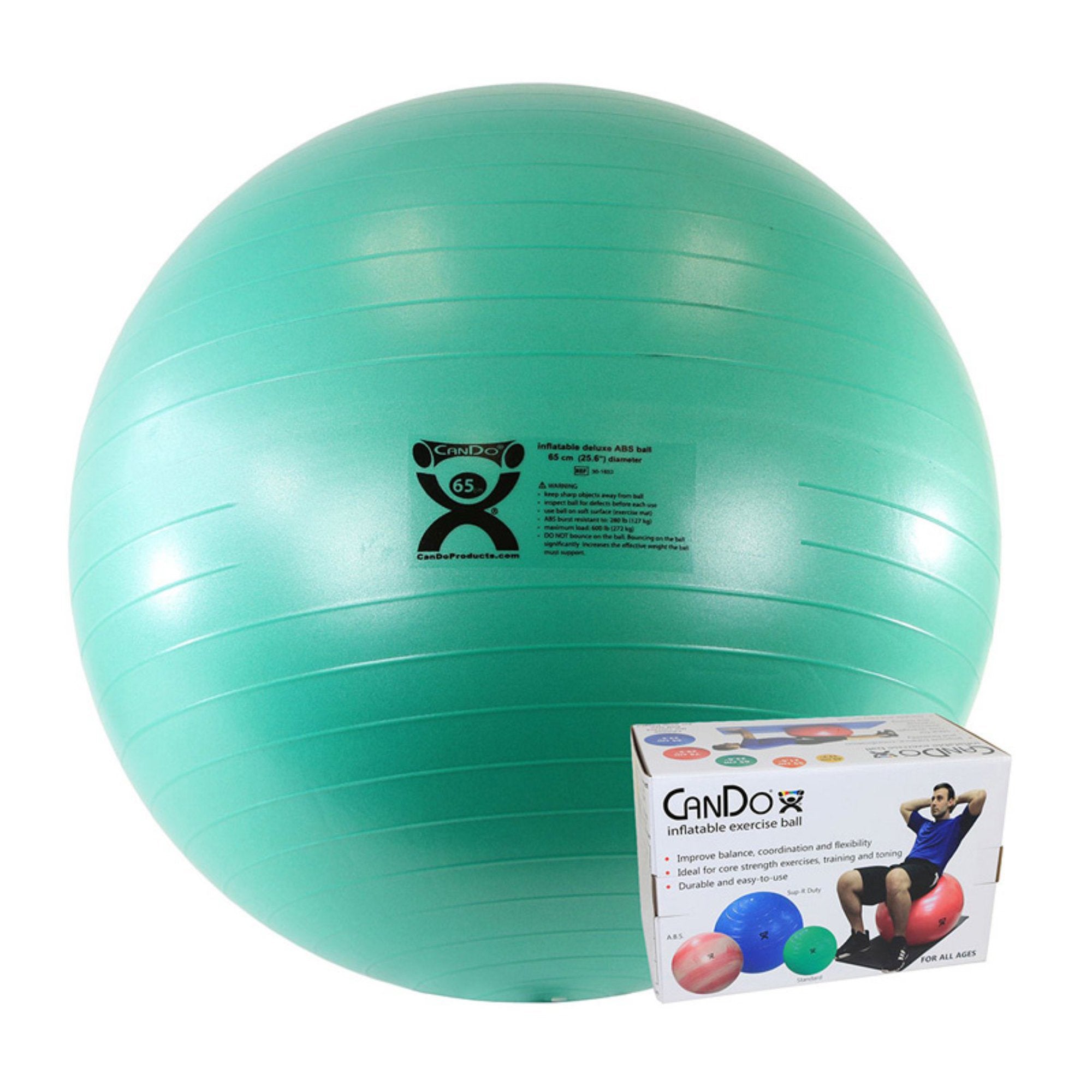 Fabrication Enterprises - Exercise Ball Set CanDo® Green [1/EA]