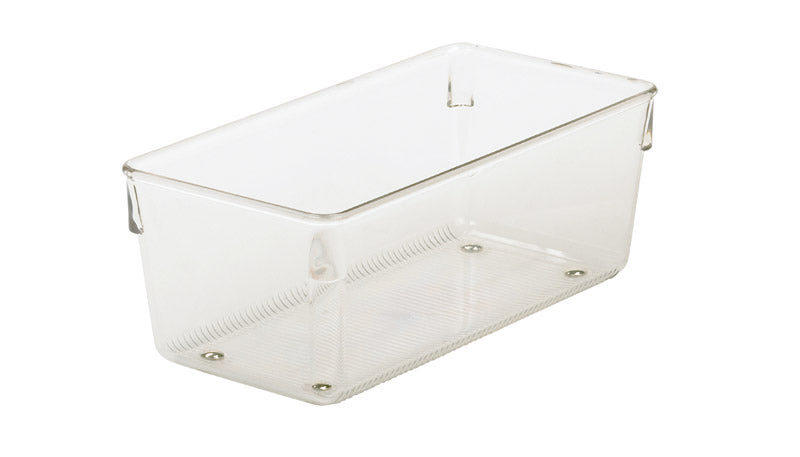 IDESIGN - iDesign Linus 3 in. H X 4 in. W X 8 in. D Plastic Drawer Organizer