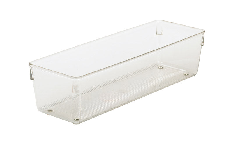 IDESIGN - iDesign Linus 3 in. H X 4 in. W X 12 in. D Plastic Drawer Organizer