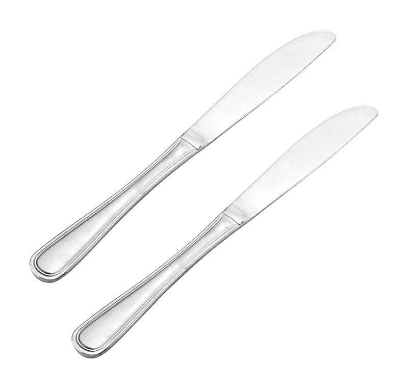 PFALTZGRAFF - Pfaltzgraff Silver Stainless Steel Flatware Dinner Knife Set 2 pc