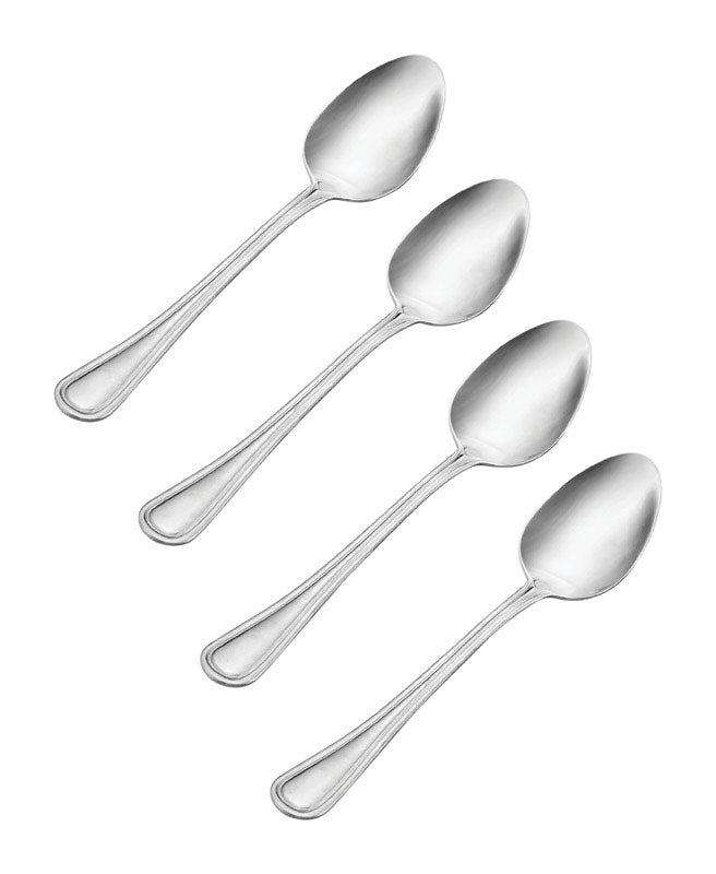 PFALTZGRAFF - Pfaltzgraff Silver Stainless Steel Flatware Dinner Spoon Set 4 pk