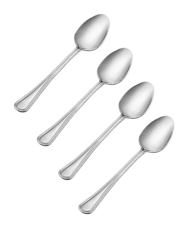 PFALTZGRAFF - Pfaltzgraff Silver Stainless Steel Flatware Teaspoon Set 4 pk