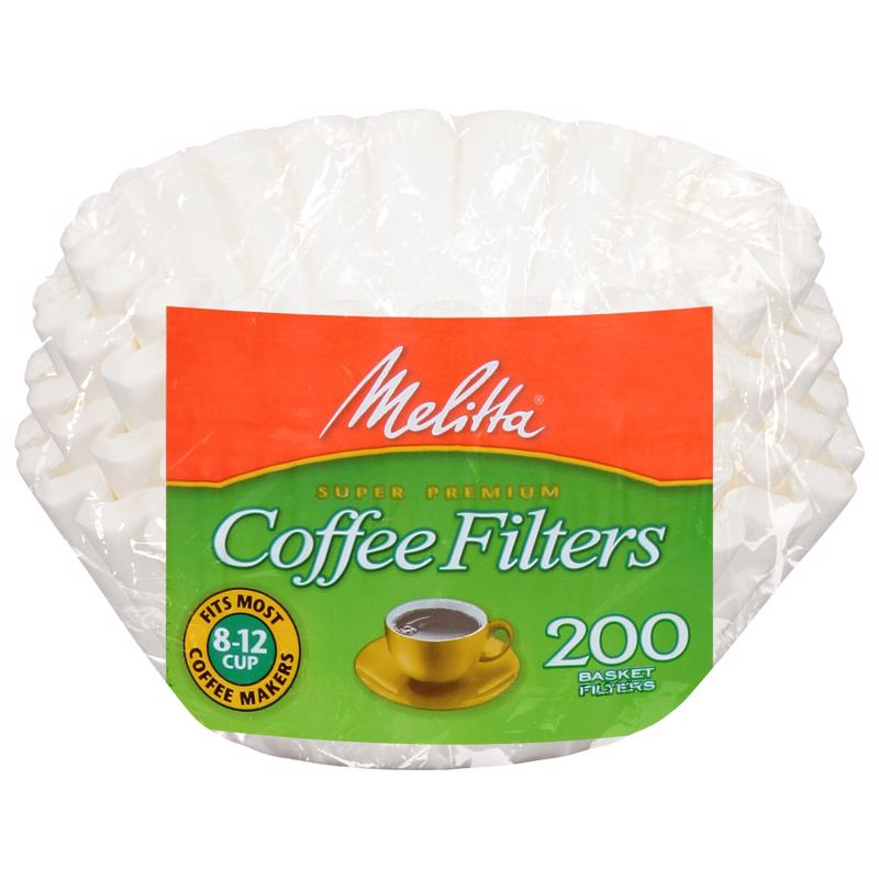 MELITTA - Melitta 8-12 cups White Basket Coffee Filter 200 pk