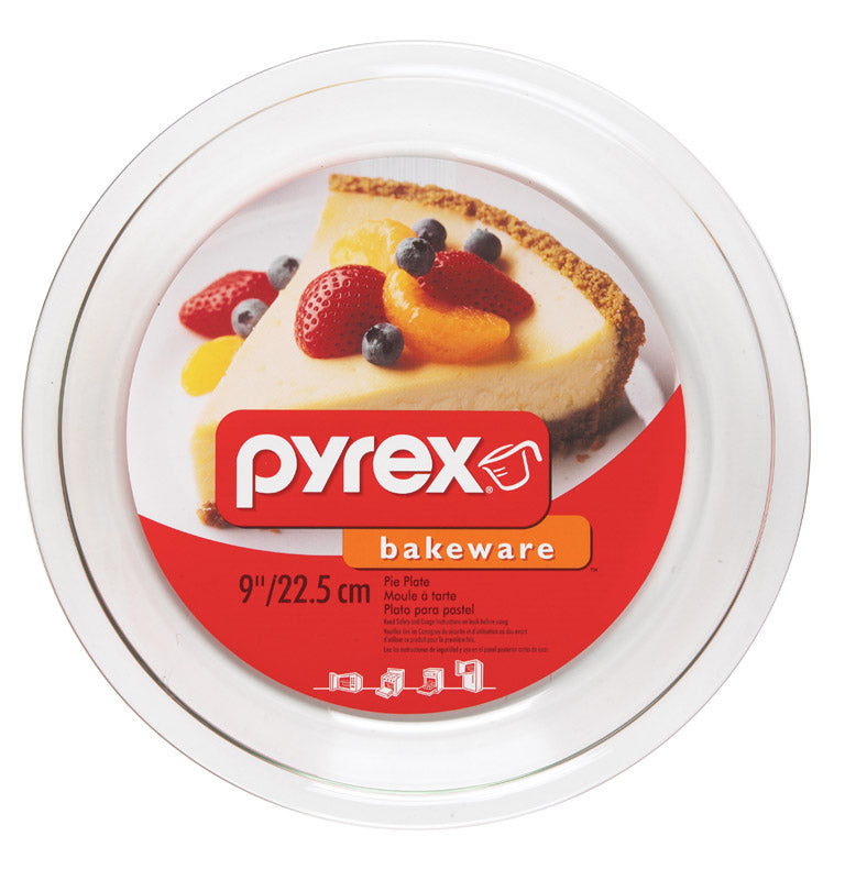 PYREX - Pyrex 9 in. Pie Plate Clear 1 pc - Case of 6