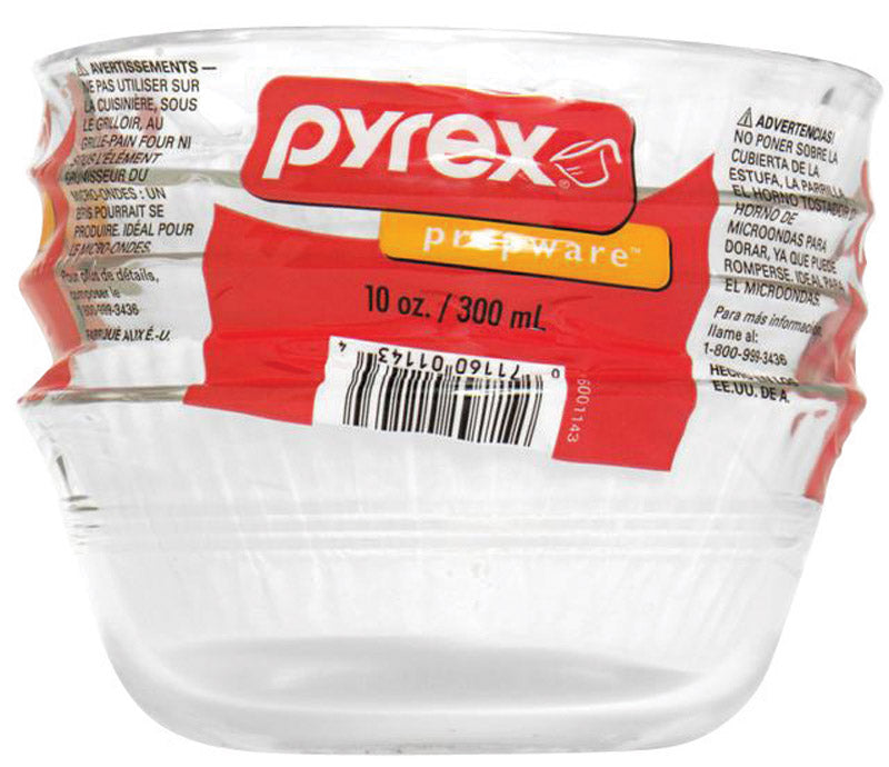 PYREX - Pyrex 4.88 in. W X 4.88 in. L Custard Cups Clear 4 pk - Case of 6