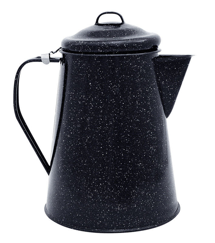 COLUMBIAN HOME - Granite Ware 100 oz Black Coffee Boiler