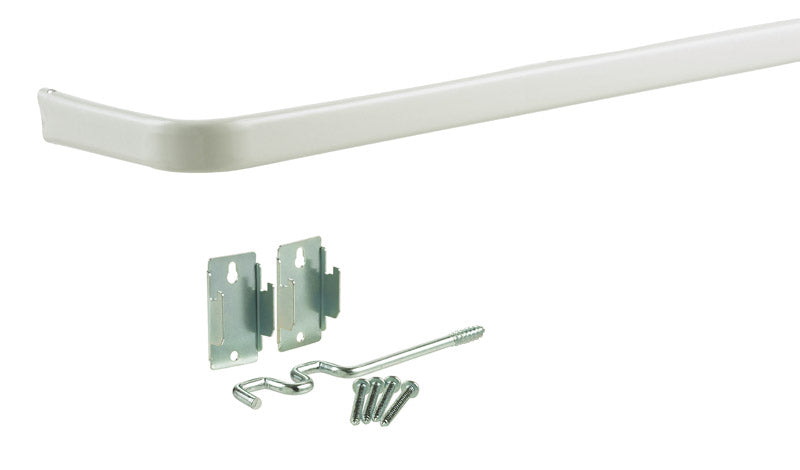 KENNEY - Kenney Enamel White Curtain Rod 48 in. L X 86 in. L [KN522]