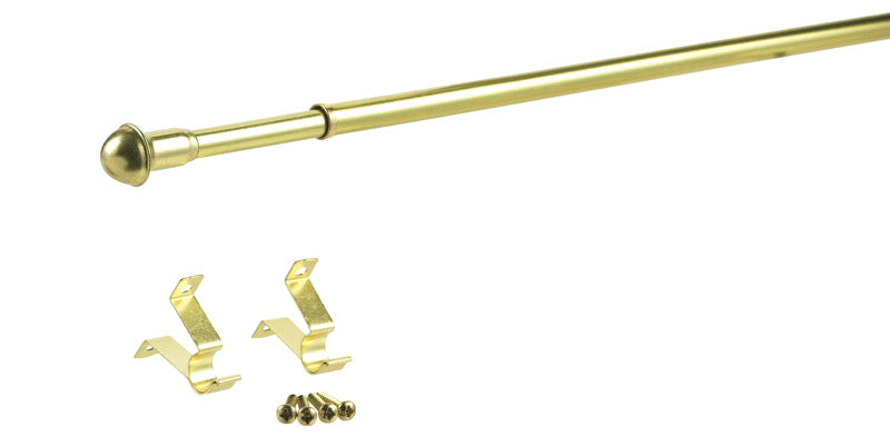 KENNEY - Kenney Brass Brass Curtain Rod 28 in. L X 48 in. L