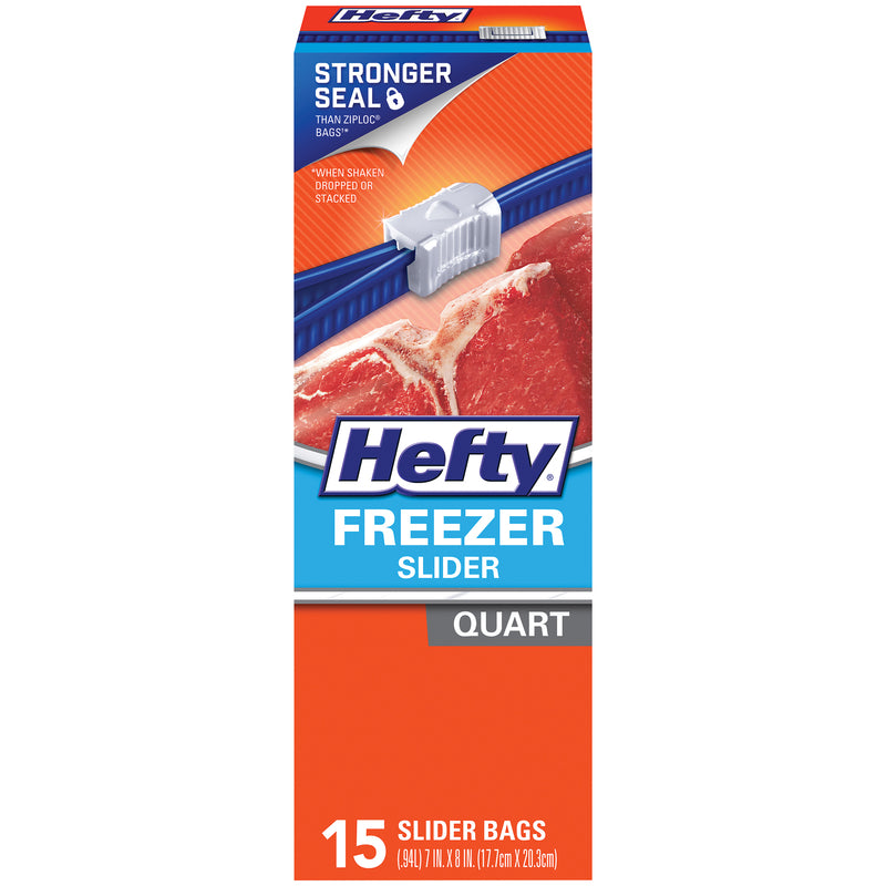 HEFTY - Hefty 1 qt Freezer Bag 15 pk
