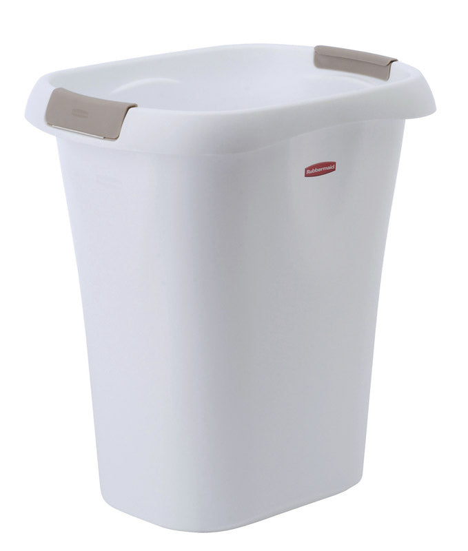 RUBBERMAID - Rubbermaid 5.25 gal White Polypropylene Open Top Wastebasket - Case of 6