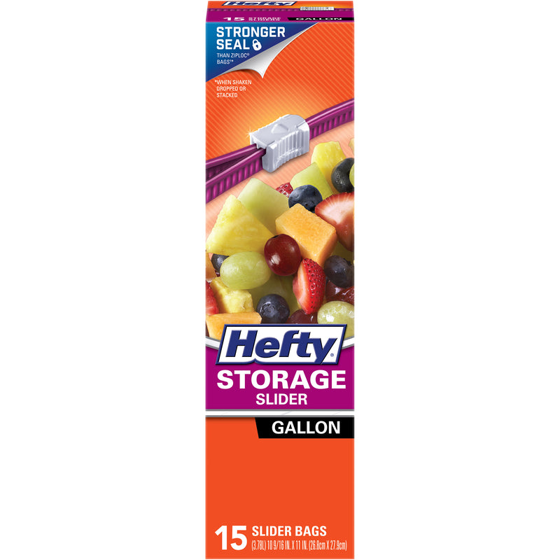 HEFTY - Hefty 1 gal Storage Slider Bag 15 pk