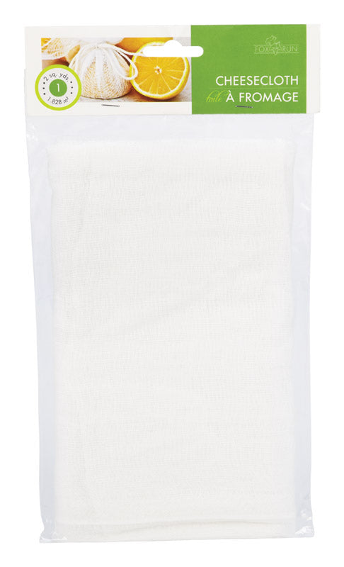FOX RUN - Fox Run White Cotton Cheese Cloth