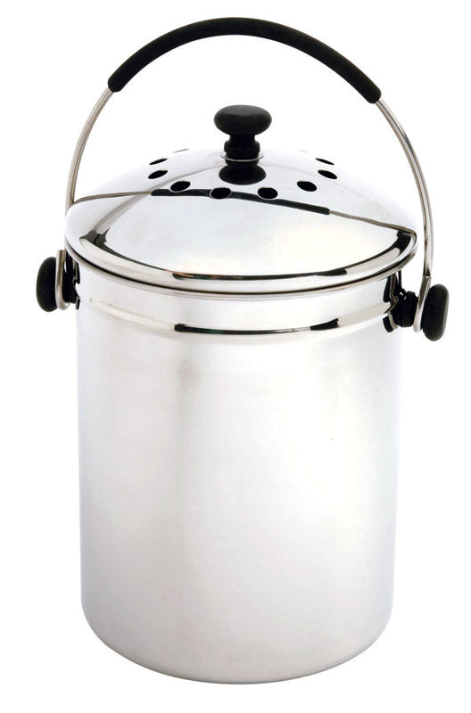 NORPRO - Norpro Nordic Silver Stainless Steel Compost Keeper 1 gal
