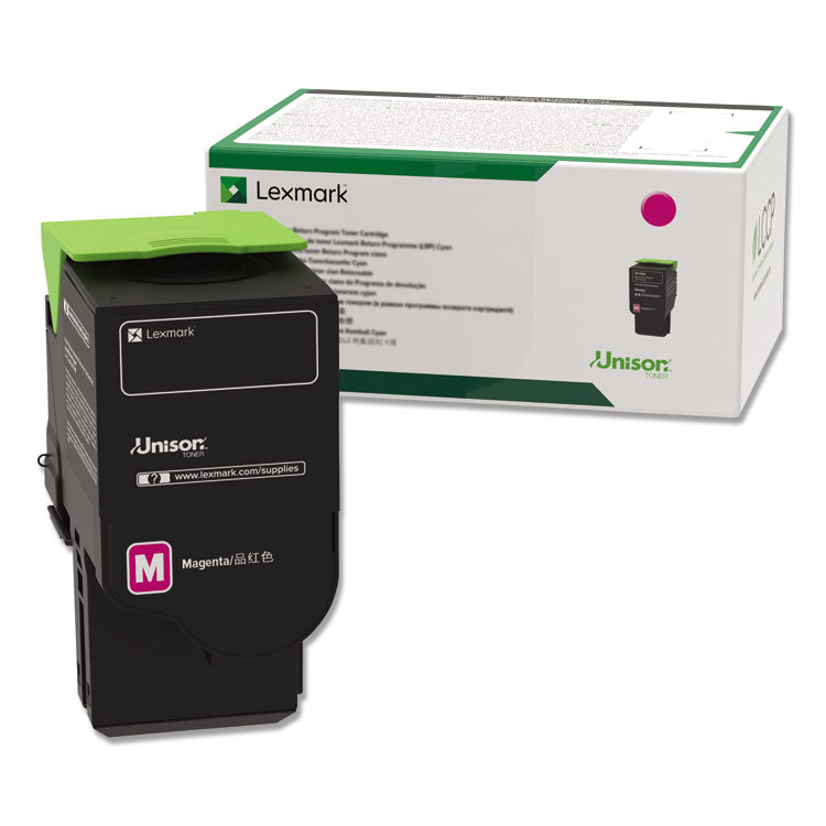 Lexmark - 78C1UM0 Return Program Toner, 7,000 Page-Yield, Magenta