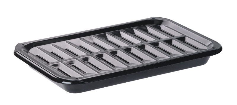 RANGE KLEEN - Range Kleen Porcelain Broiler Pan and Grill 8.625 in. W X 13 in. L